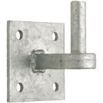 4871 Gate Hook on Plate Galvanised